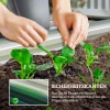 Hoogbed Metaal 2 delig Set, Open Bodem, Voor Tuin Balkon, 110x50x30cm, Groen