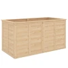 Houten Verhoogd Bed 152 X 77 X 77 Cm Verhoogd Diep Kruidentuin Met Open Bodem Versterkingsstangen