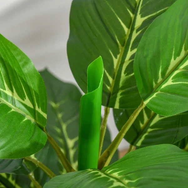 Kunstboom 95 Cm Kunstplant Met 33 Bladeren, Pot Voor Woonkamer