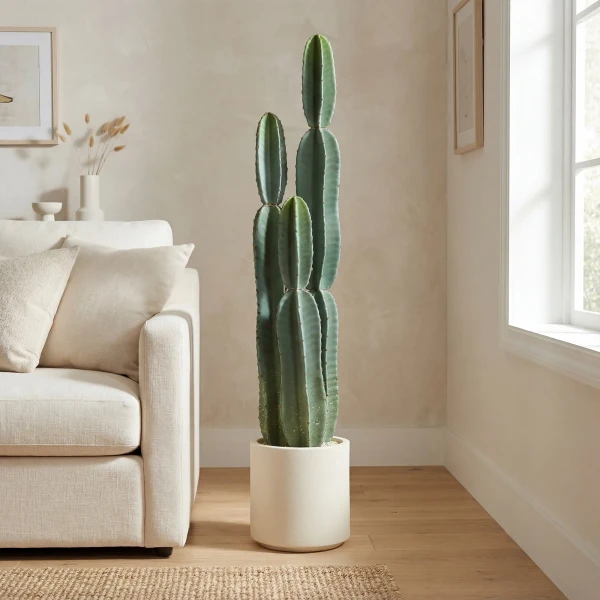 Kunstplant Cactus Grote Planten 111 Cm Kunstmatige Planten In Pot Voor Kantoor Woonkamer