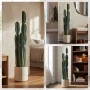 Kunstplant Cactus Grote Planten 111 Cm Kunstmatige Planten In Pot Voor Kantoor Woonkamer