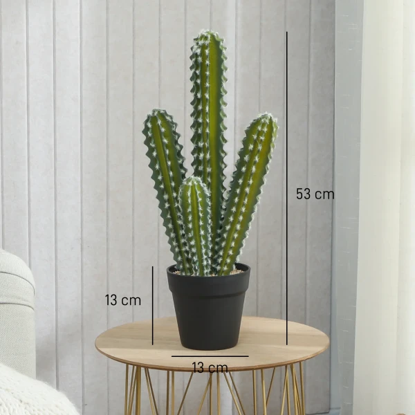Kunstplant Cactus Planten 53 Cm Kunstmatige Planten In Pot Voor Thuis, Kantoor