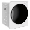 Mini Wasdroger 4 Kg Met 5 Programma's Tot 60℃ 800W/400W Luchtafvoerdroger Met Omkeerbare Roestvrijstalen Trommel Wit