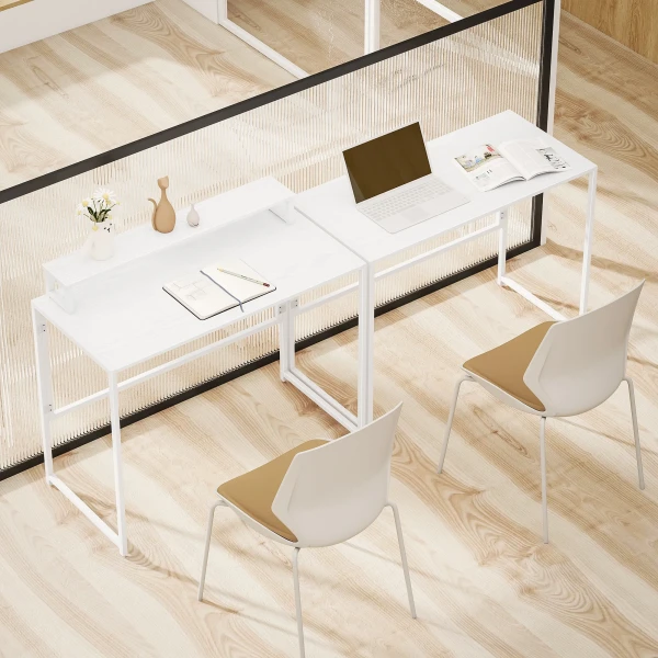 Opklapbare Computertafel Met Monitorbeugel Voor Studeerkamer 100 X 48 X 87,5 Cm