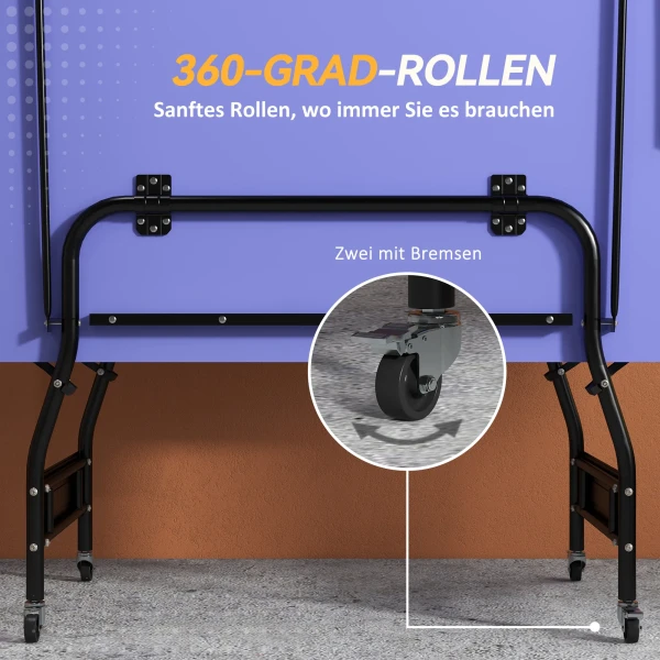 Opvouwbare Tafeltennistafel Mid Size Inclusief Tafeltennisnet 3 Ballen 12mm Tafelblad