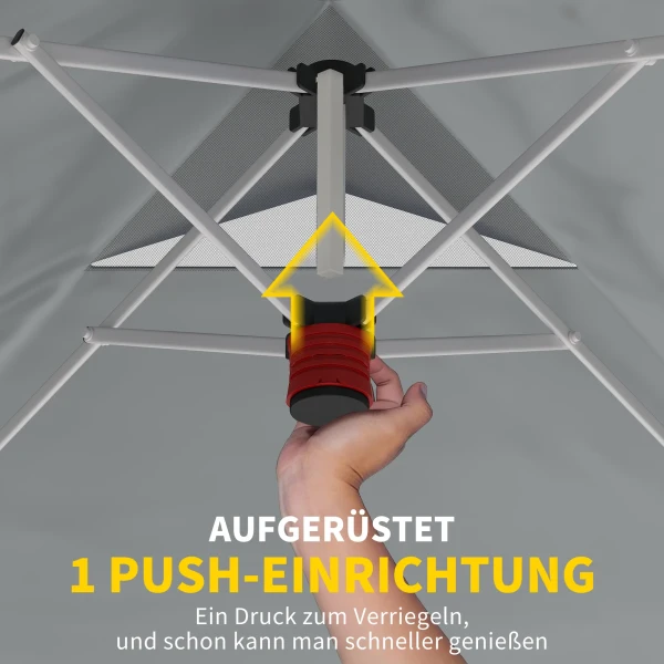 Paviljoen 3 X 3 M Waterdicht Stabiel Winterbestendig Pop up Vouwpaviljoen, UV 50+ Met Tas Zandzakken