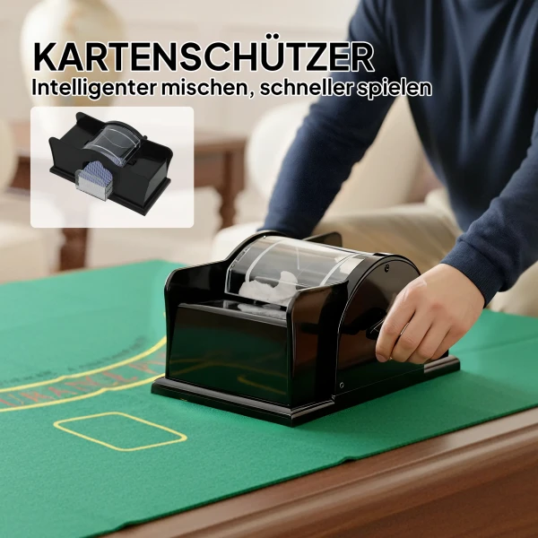 Poker Set, 300 Chips, Dobbelstenen, 2 Kaartspellen, Accessoires, Koffer, Voor 8 Spelers