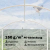 Polytunnel Kas, Beloopbare Kas Met Gegalvaniseerd Stalen Frame En UV bestendige PE hoes, Transparant