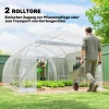 Polytunnel Kas, Beloopbare Kas Met Gegalvaniseerd Stalen Frame En UV bestendige PE hoes, Transparant