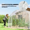 Polytunnel Kas, Beloopbare Kas Met Gegalvaniseerd Stalen Frame En UV bestendige PE hoes, Transparant