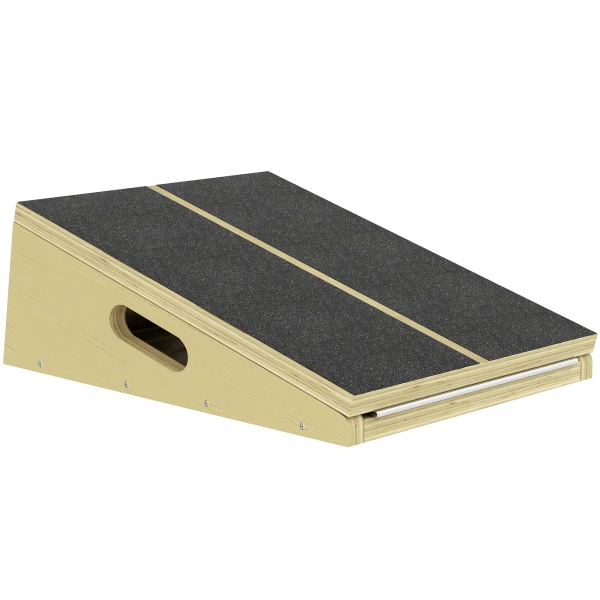 Schuin Bord Voor Ontlastende Oefeningen, 4 Verstelbare Hoeken, Antislip, Hout