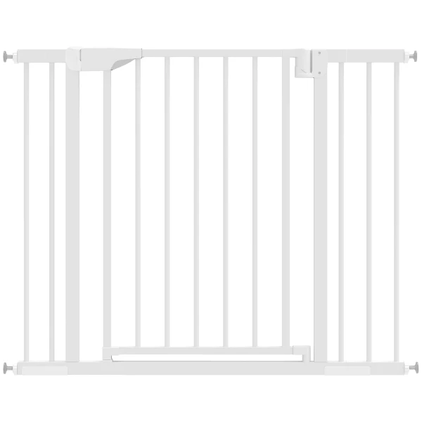 Traphekje Veiligheidshekje Zonder Boren Met Automatische Sluiting Voor Kinderen Keuken Trap 76 103 X 76 Cm Wit