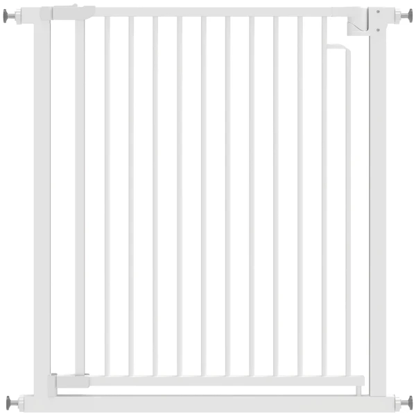 Traphekje Veiligheidshekje Zonder Boren Met Automatische Sluiting Voor Kinderen Keuken Trap 76 80 X 76 Cm Wit