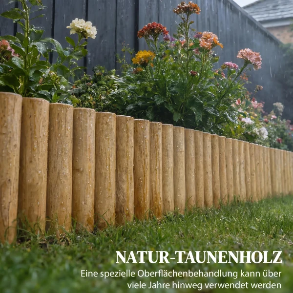 Tuinhek Houten Hek 176 Cm X 30 Cm Hekdelen Hondenhek Voor Tuin Bloembedden Dierenbarrière