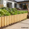 Tuinhek Houten Hek 176 Cm X 30 Cm Hekdelen Hondenhek Voor Tuin Bloembedden Dierenbarrière
