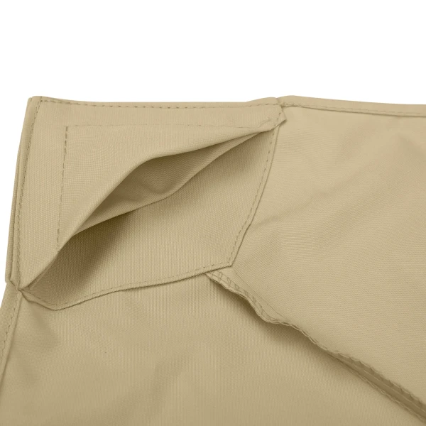 Vervangend Dak Voor Paviljoen 3 X 3 M Waterdicht Paviljoendak Met Dubbel Dak Afvoergaten Beige