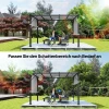 Vervangend Dak Voor Pergola Met UV bescherming, Zonnescherm Voor Terrasoverkapping Voor 3 X 3 M Paviljoen, Lichtgrijs