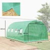 Vervangende Kasafdekking, Weerbestendig, 400 Cm X 300 Cm X 200 Cm, Transparant, Groen