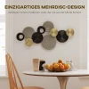 Wanddecoratie, 3D ontwerp, Metalen Frame, Veelzijdig Inzetbaar, Meerkleurig