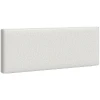 Wandgemonteerd Bedhoofdeinde Met Bekleding, 160 X 10 X 60 Cm, Stoffen Hoes, Crèmewit
