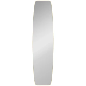 Wandspiegel Venst Spiegel Met Metalen Frame Decoratieve Hangspiegel Gangspiegel, 160 X 40 X 3 Cm, Goud