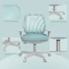 Bureaustoel, Ergonomische Bureaustoel Met Draaifunctie, Hoogteverstelbaar 55 X 48 X 82,5 94,5 Cm Groen