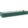 Hoogbed Staal, Plantenbed Met Open Bodem Kweekbed Tuinbed 240 X 60 X 30 Cm Voor Tuin Balkon