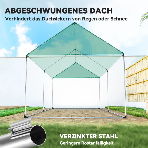 Kas 3 X 2 X 2 M Foliekas Met 4 Gaasramen, Brede Rolbare Ritssluiting Deur Muggennet UV bestendig