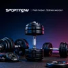 Verstelbare Dumbbell, 5 Kg/10 Kg/15 Kg/20 Kg/25 Kg Ruimtebesparende Dumbbells Met Antislip Handvat