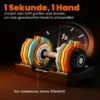 Verstelbare Dumbbell, 5 Kg/10 Kg/15 Kg/20 Kg/25 Kg Ruimtebesparende Dumbbells Met Antislip Handvat