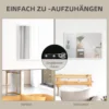 Wandspiegel, 50 X 70 Cm, Frame In Houtlook, Eenvoudige Montage, Incl. Schroeven