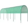 Winterbestendige Foliekas Met Boogdak, Grondanker Broeikas 400 X 120 X 170cm Groen