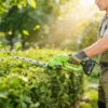 2 in 1 Accu Heggenschaar Elektrische Hagen & Struikschaar Met 20/10cm Snijlengte, Oplader