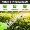 2 in 1 Accu Heggenschaar Elektrische Hagen & Struikschaar Met 20/10cm Snijlengte, Oplader