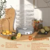 5 laags Droogautomaat, 245W Droogoven Met Instelbare Temperatuurregeling, Grijs