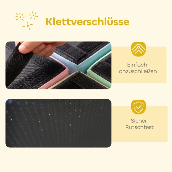 8 TLG. Schuim Bouwstenen Kinderen Zachte Bouwstenen Met Tafel En Stoelontwerp Klimmen Bouwblokken Van PU Meerkleurig