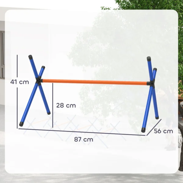 Agility Set Honden, 4 delige Agility Uitrusting Met Hindernissen, Draagtas Hoogteverstelbaar Trainingsset Voor Kleine Honden