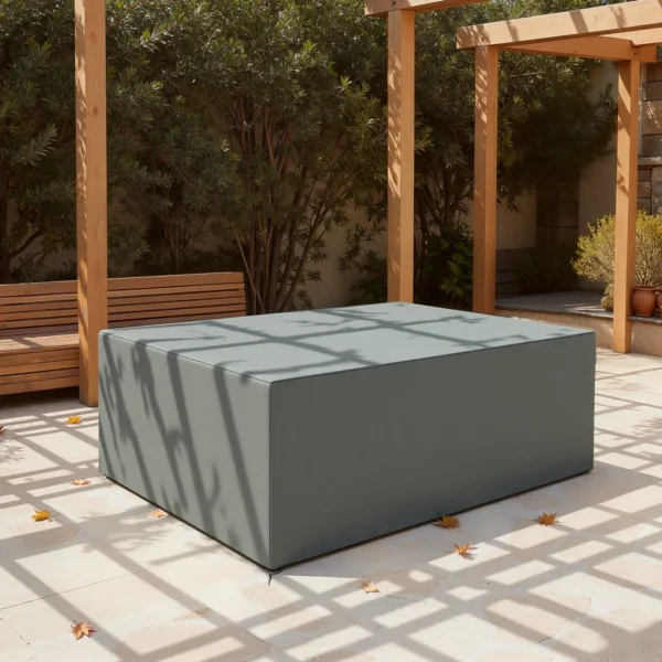 Beschermhoes Voor Tuinmeubelen Winterbestendig Waterdichte Afdekking Afdekzeil Oxford 275 X 205 X 90 Cm Donkergrijs