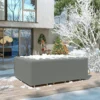 Beschermhoes Voor Tuinmeubelen Winterbestendig Waterdichte Afdekking Afdekzeil Oxford 275 X 205 X 90 Cm Donkergrijs