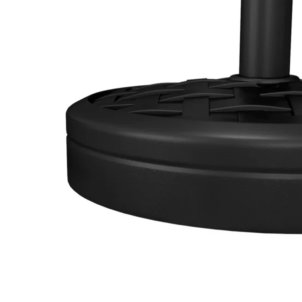 Betonnen Parasolvoet 18 Kg, Ronde Parasolhouder Voor Zonnescherm 32/38/48mm Zwart