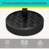 Betonnen Parasolvoet 18 Kg, Ronde Parasolhouder Voor Zonnescherm 32/38/48mm Zwart