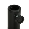Betonnen Parasolvoet 18 Kg, Ronde Parasolhouder Voor Zonnescherm 32/38/48mm Zwart