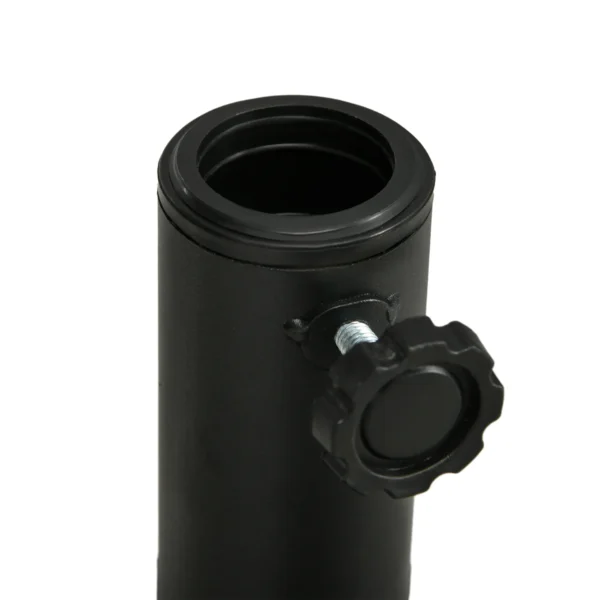 Betonnen Parasolvoet 18 Kg, Ronde Parasolhouder Voor Zonnescherm 32/38/48mm Zwart