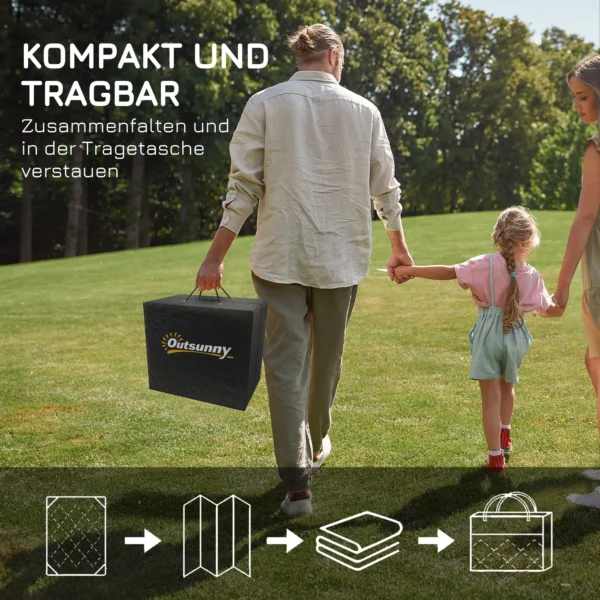 Buitenkleed Robuust Weerbestendig Buitentapijt Met Netpatroon 182 X 274 Cm Grijs