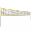 Draagbare Volleybalnet Set Met In Hoogte Verstelbare Stalen Palen En Draagtas 950 X 100 X 248 Cm Zwart