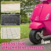 Elektrische Kinder Vespa 6V Elektromotorfiets Met Stabilisatiewielen, Koplamp, Claxon Voor 2 6 Jaar 71 X 37 X 52 Cm Roze