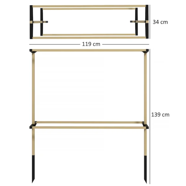 Flexibel Metalen Tuinrooster Voor Bessen: Frambozen, Bramen & Blauwe Bessen Uitbreidbaar Rooster