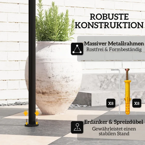 Grillpaviljoen 242x232x248 Cm Waterafstotend Vlamvertragend Tuinpaviljoen Met Dubbellaags Dak Beige