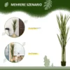 Grote Kunstmatige Yucca 190cm Kunstplant, Plastic Kunstmatige Plant In Pot, 17 X 17 X 190 Cm Smaragdgroen