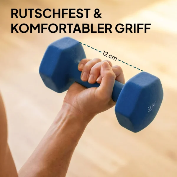 Halterset 3 Paar Korte Halters Met Opbergstandaard, Antislip Handvat, 1 5 Kg Hexagon